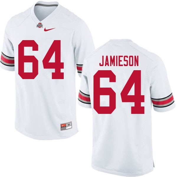 Ohio State Buckeyes #64 Jack Jamieson Men Embroidery Jersey White